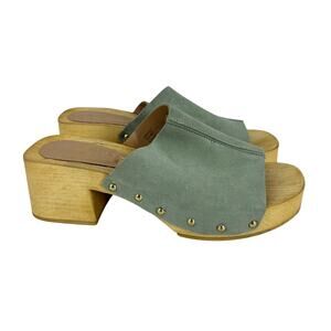 SEYCHELLES Scene Block Heel Sandal In Sage